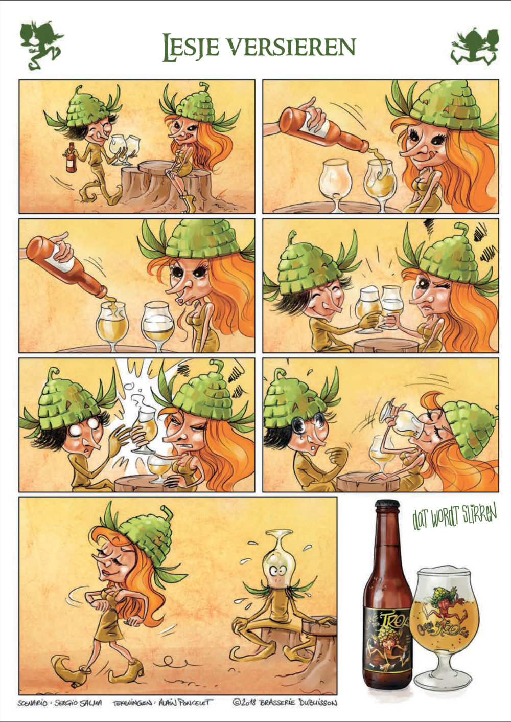 BD pub pour la cuvée des Trolls